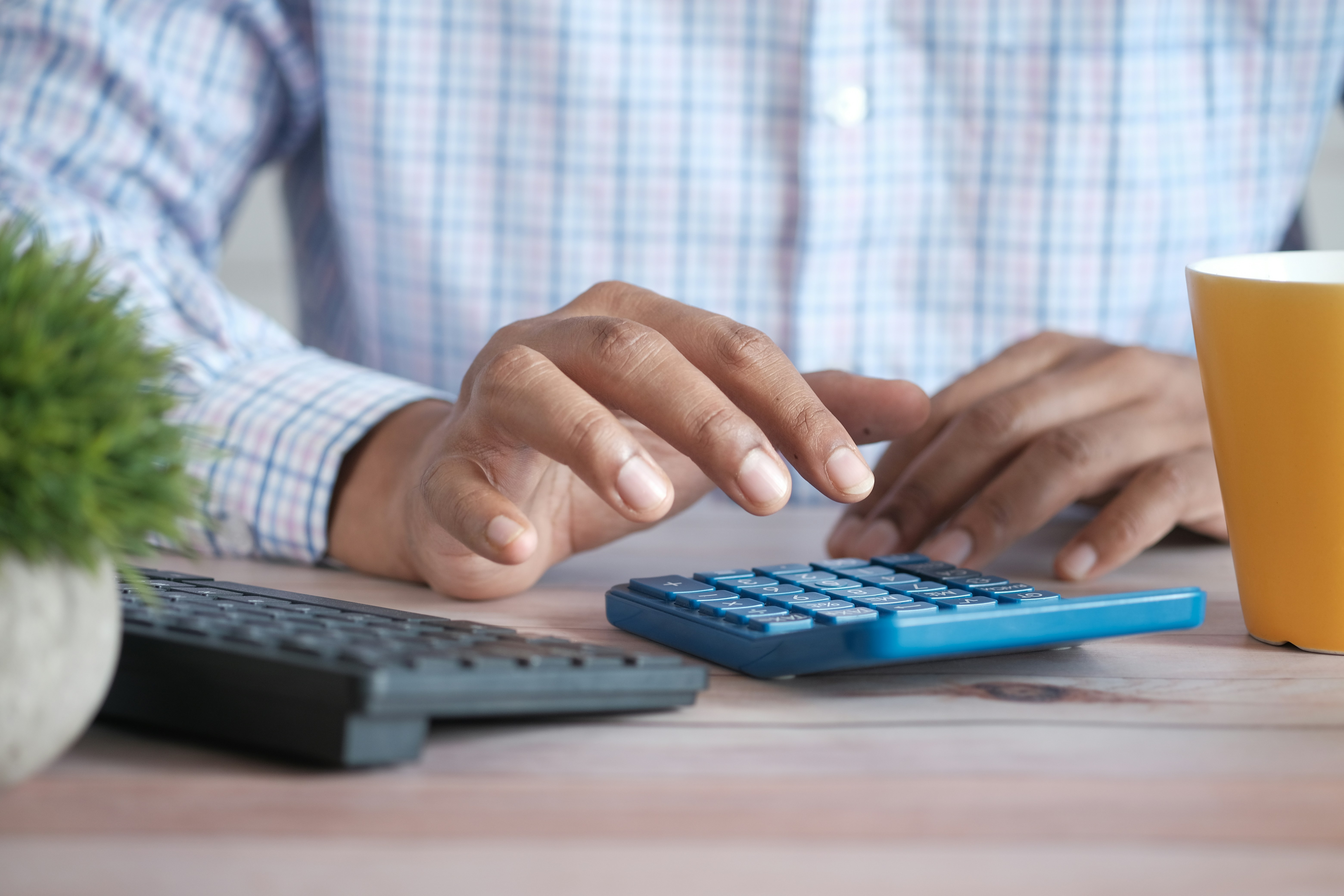 Hands on calculator